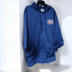 Montreal Canadiens Full-Zip Kangaroo Hoodie – Men’s M – Official NHL Licensed